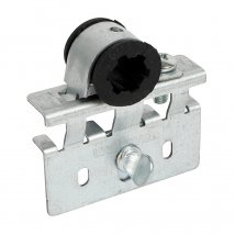 In-Wall & Overhead Solutions, CPVC or Copper Pipe Stub-Out Clamp for Rapid Sliding Wall Bracket